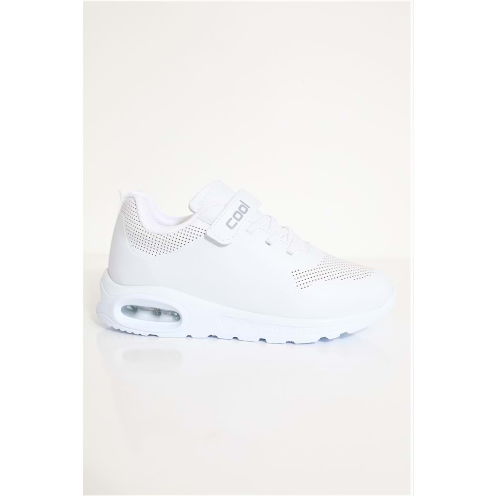Kidessa 1676 Anatomik Air Tabanlı Unisex Çocuk Sneakers Ayakkabı - NKT01676-BEYAZ-31