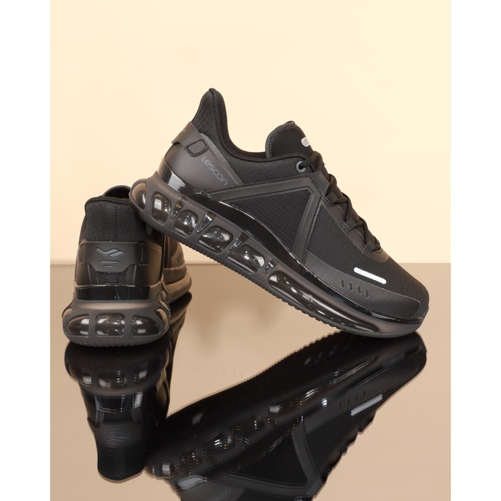 Konfores 1686-Aırfoam Eterıum Anatomik Tabanlı Yürüyüş & Koşu Ayakkabısı - NKT01686-siyah-45