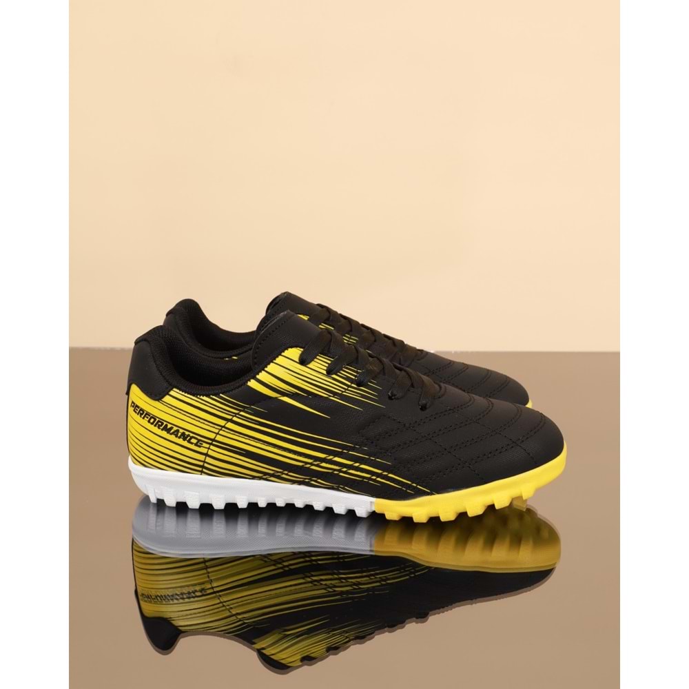 Kidessa 1687-Anatomik Kaydırmaz Tabanlı Halı Saha Futbol Ayakkabısı - NKT01687-siyah-36