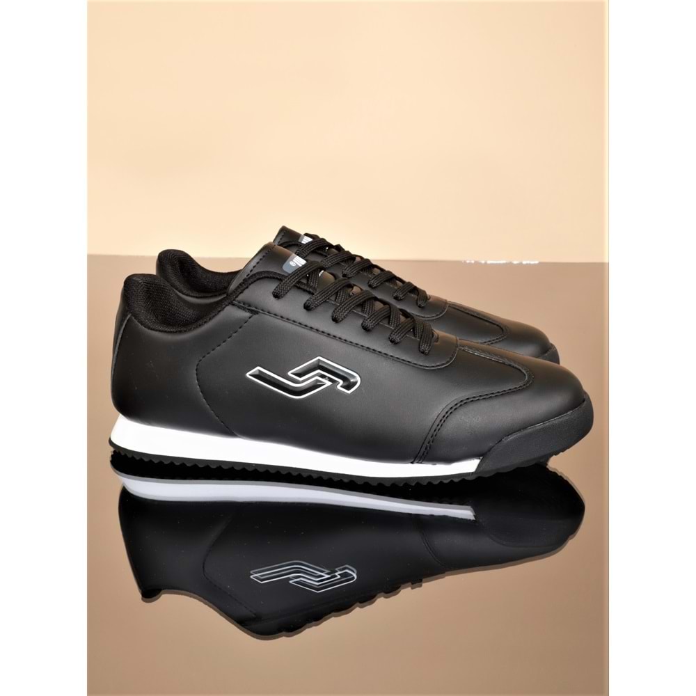 Konfores 1693-28165 Anatomik Tabanlı Unisex Sneakers Ayakkabı - NKT01693-siyah beyaz-40