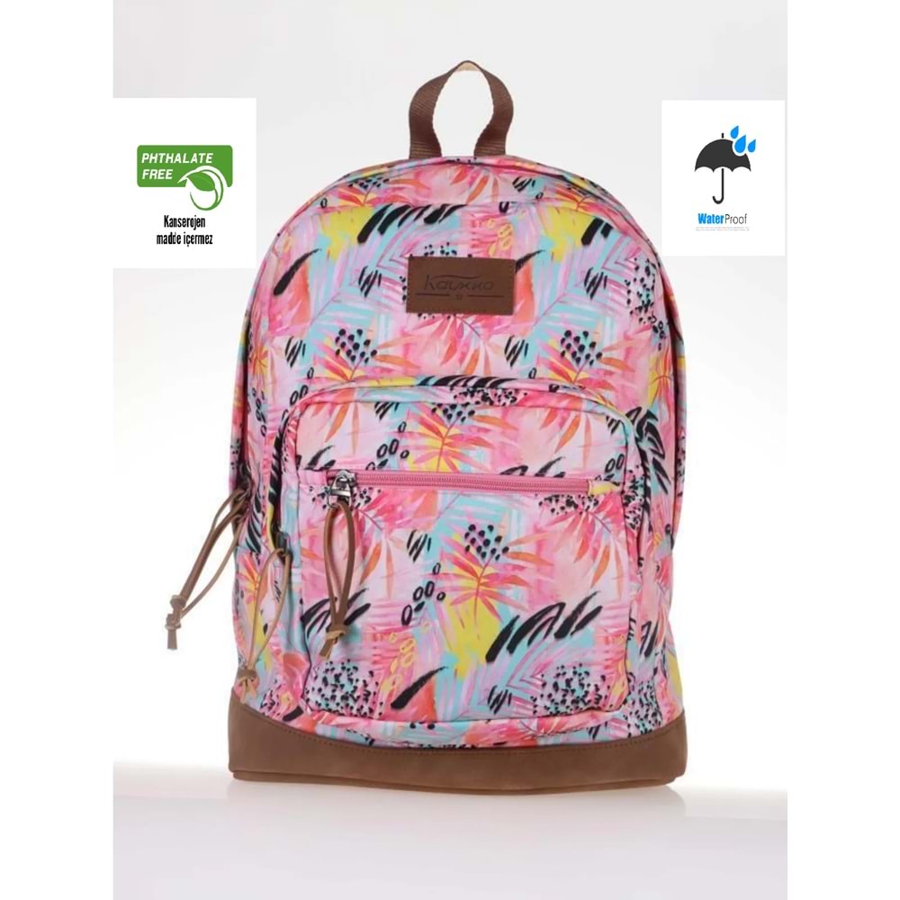 Konfores 1699-Anatomik Sırt Destekli Ortaokul Lise ve Günlük Sırt Çantası - NKT01699-PEMBE-TEK EBAT