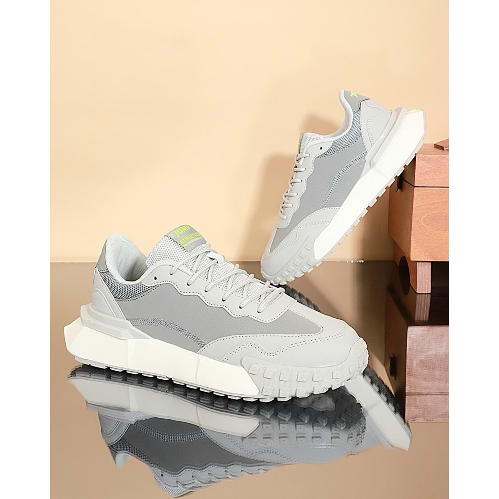 1717-29104 Anatomik Tabanlı Unisex Sneakers Ayakkabı - NKT01717-buz gri-40