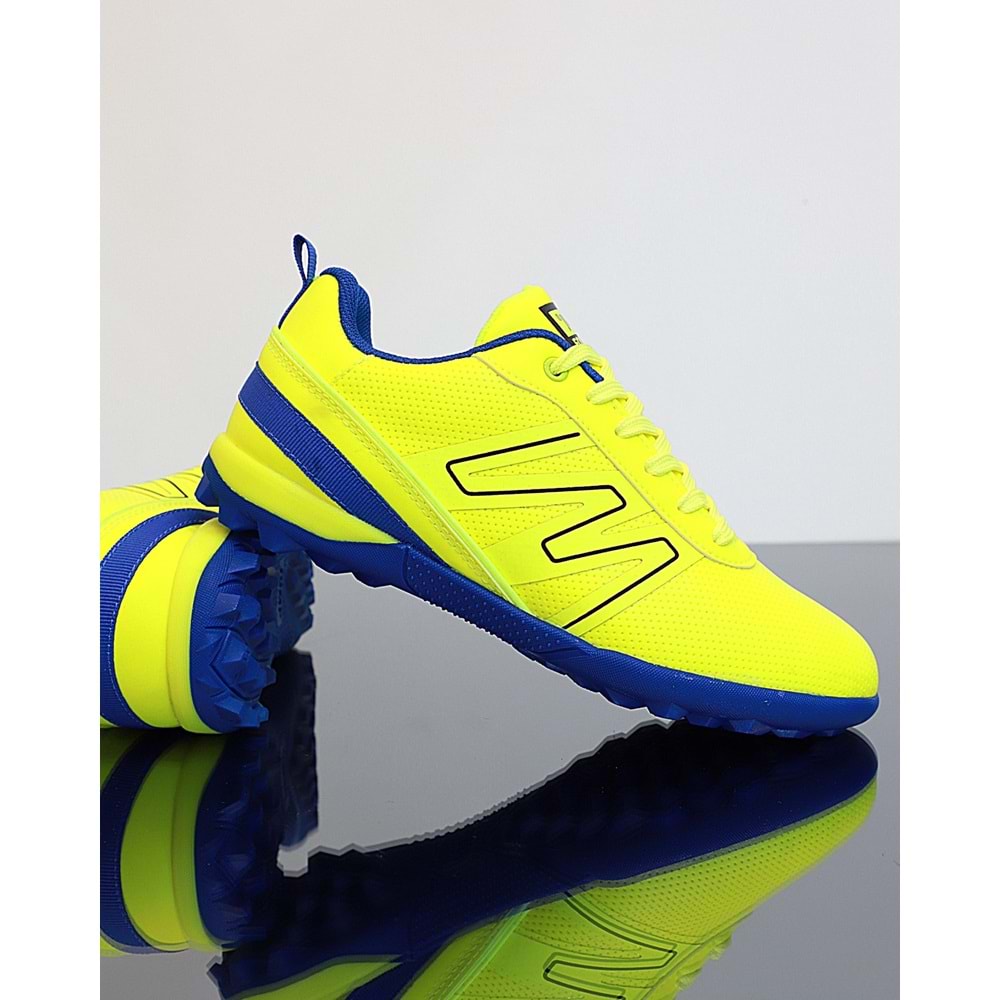 1749-29143 Bağcıklı Halı Saha Futbol Ayakkabısı - NKT01749-SARI-31