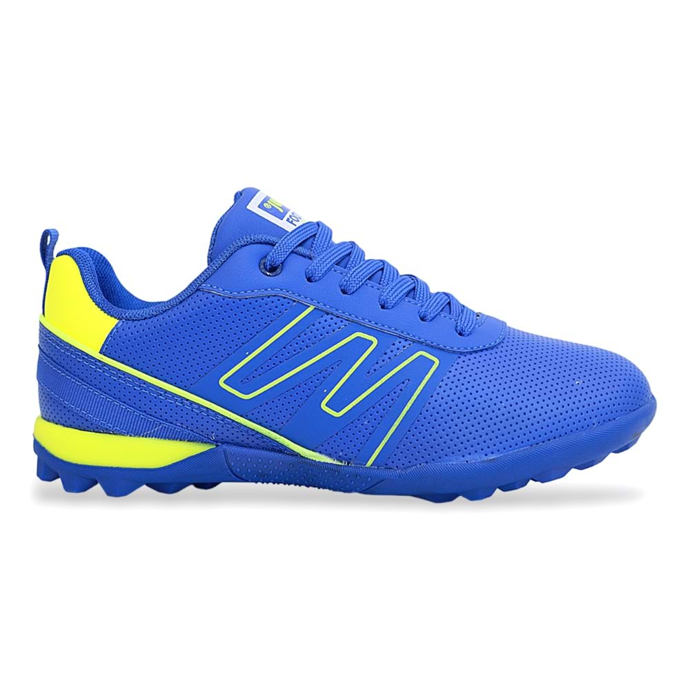 1749-29143 Bağcıklı Halı Saha Futbol Ayakkabısı - NKT01749-sax mavi-34