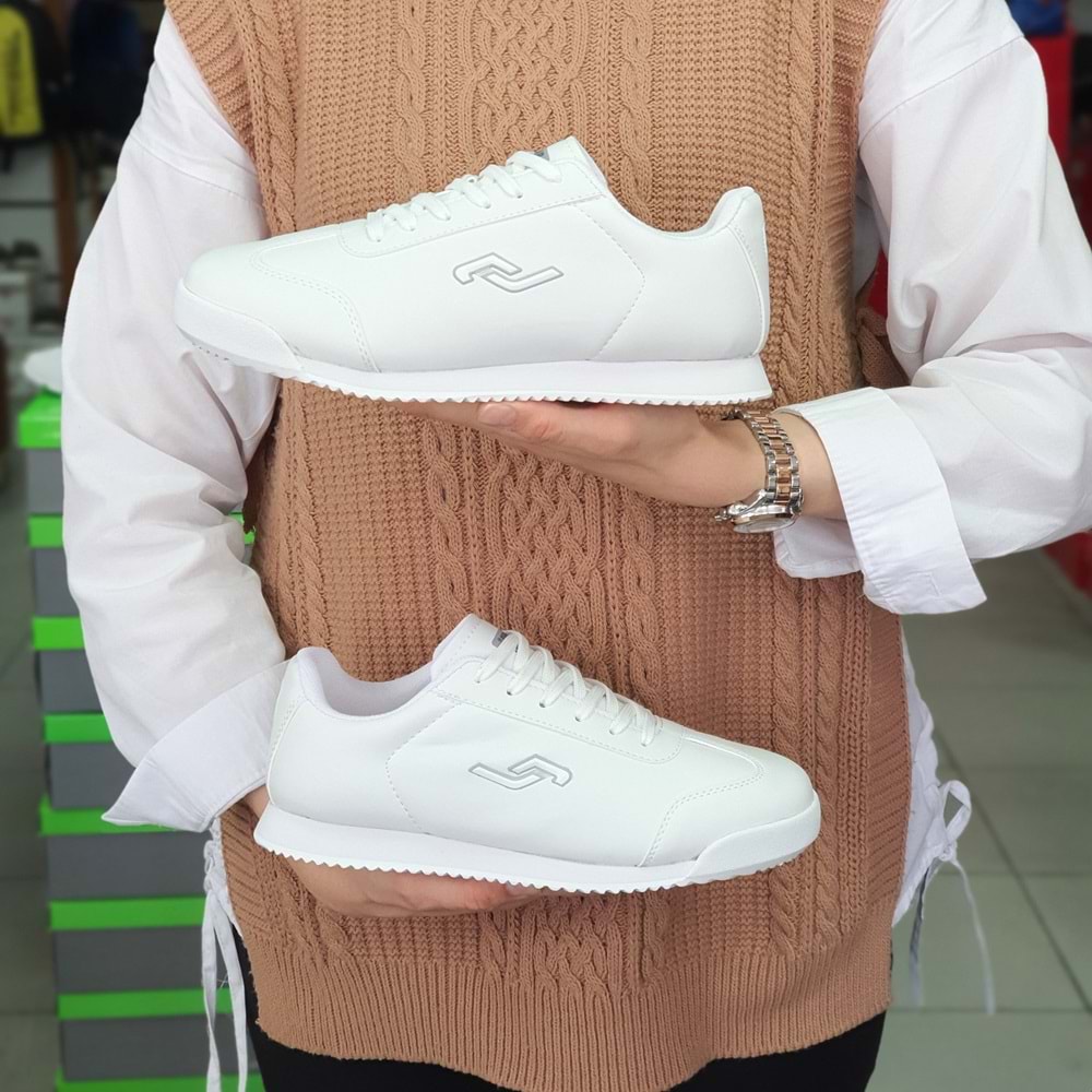 Jump 1770-28165 Anatomik Tabanlı Unisex Sneakers Ayakkabı - NKT01770-BEYAZ-36