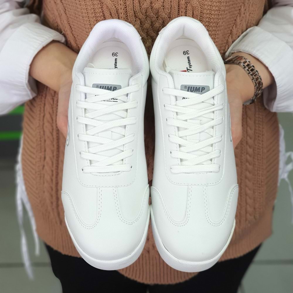 Jump 1770-28165 Anatomik Tabanlı Unisex Sneakers Ayakkabı - NKT01770-BEYAZ-44