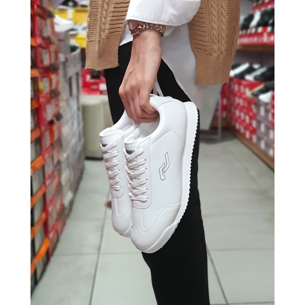 Jump 1770-28165 Anatomik Tabanlı Unisex Sneakers Ayakkabı - NKT01770-BEYAZ-44