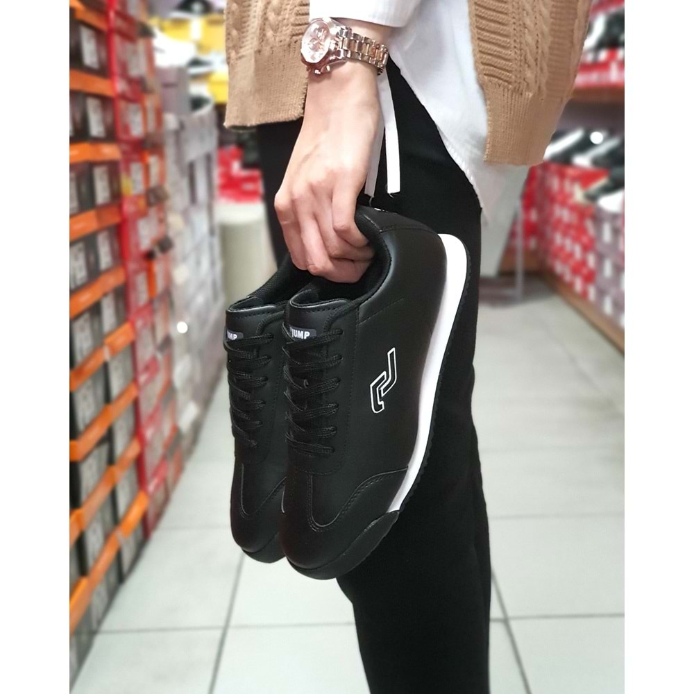 Jump 1770-28165 Anatomik Tabanlı Unisex Sneakers Ayakkabı - NKT01770-siyah beyaz-40