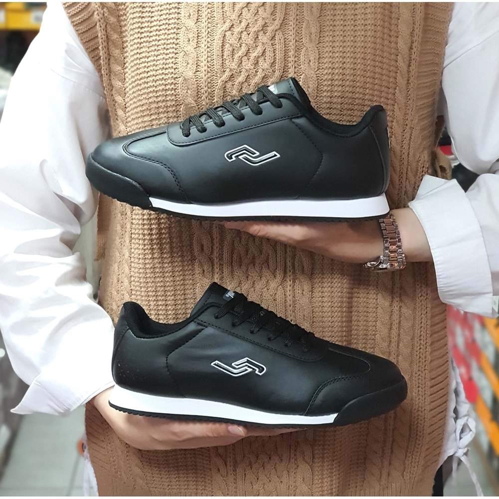 Jump 1770-28165 Anatomik Tabanlı Unisex Sneakers Ayakkabı - NKT01770-siyah beyaz-40