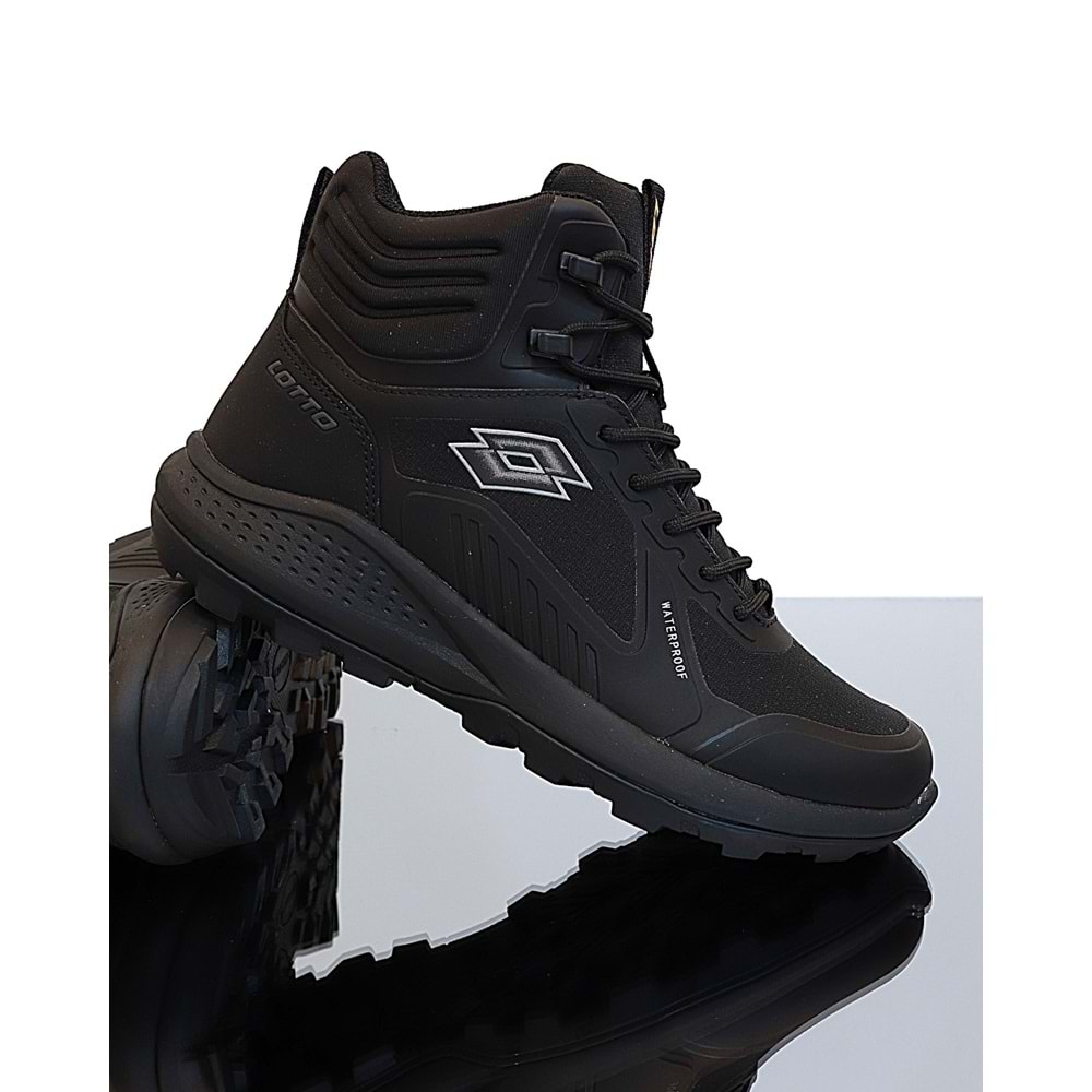 Lotto 1771-Crowel Anatomik Tabanlı Waterproof Trekking Spor Bot - NKT01771-siyah-44