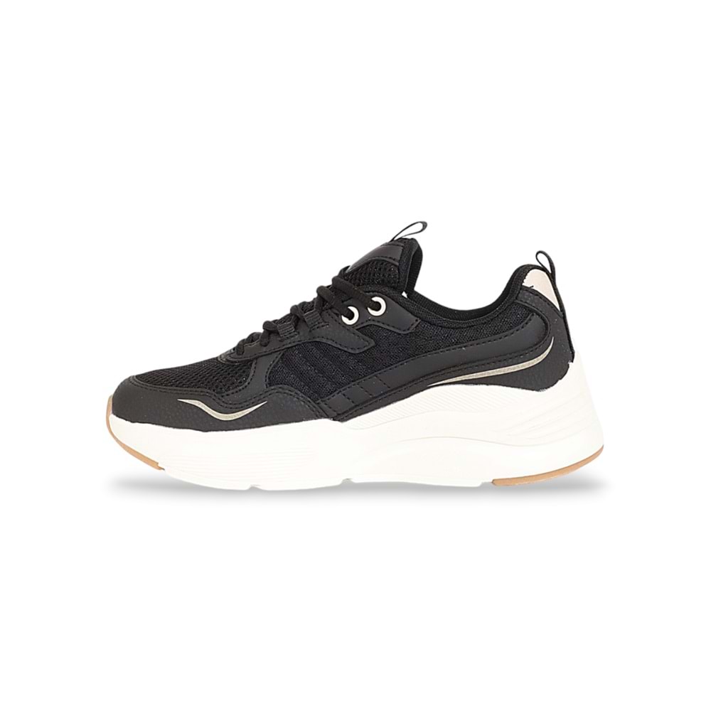 Kinetix 1829-Prestıge Anatomik Tabanlı Unisex Sneakers Ayakkabı - NKT01829-siyah beyaz-40
