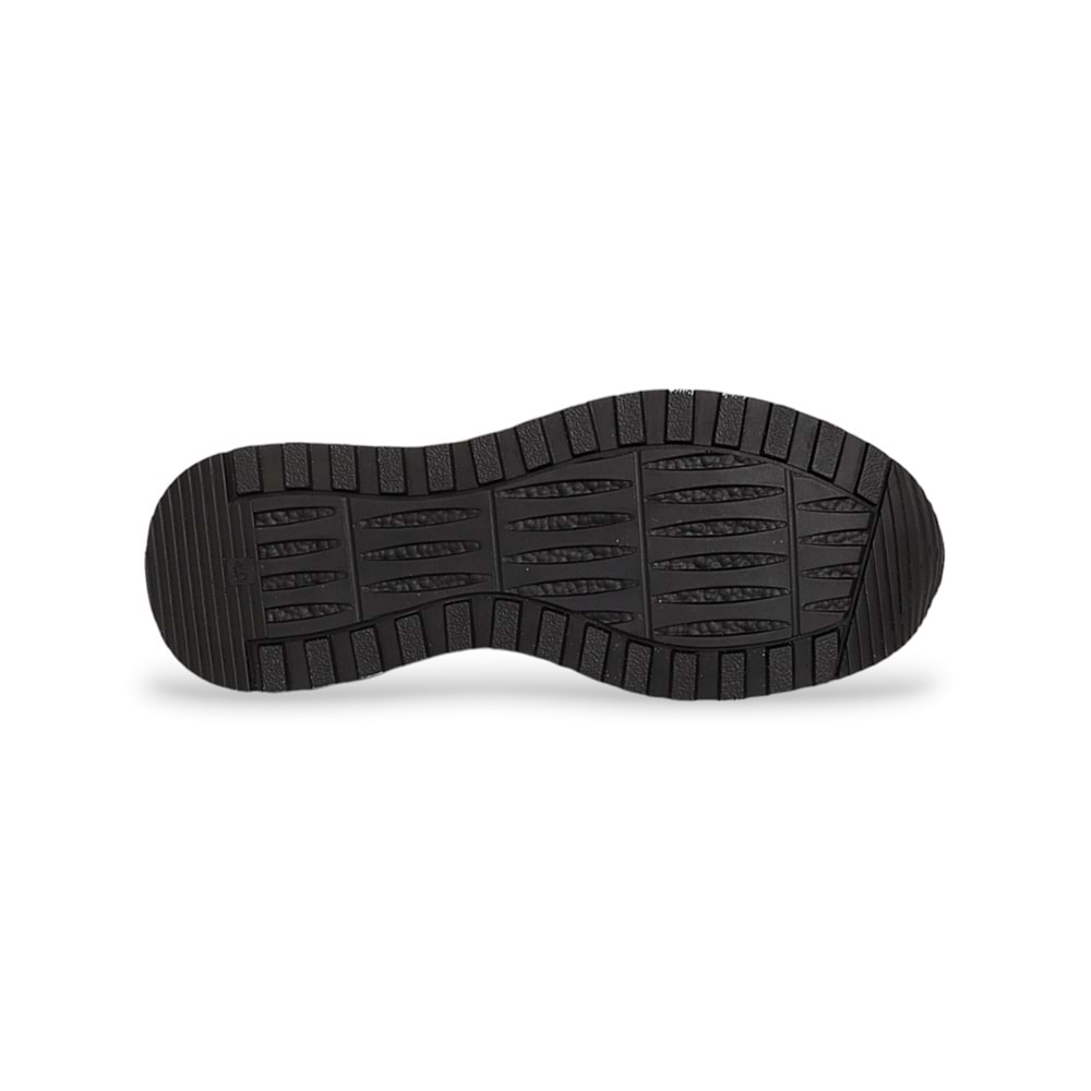 Konfores 1835-346497 Hakiki Deri Anatomik Tabanlı Erkek Sneakers Ayakkabı - NKT01835-siyah-40