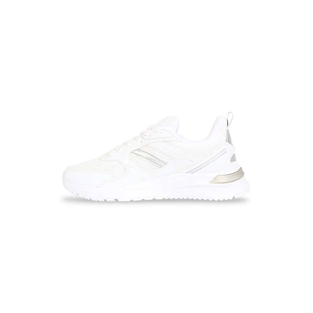 Kinetix 1860-Axıon Anatomik Tabanlı Kadın Sneakers Ayakkabı - NKT01860-Beyaz Gümüş-39