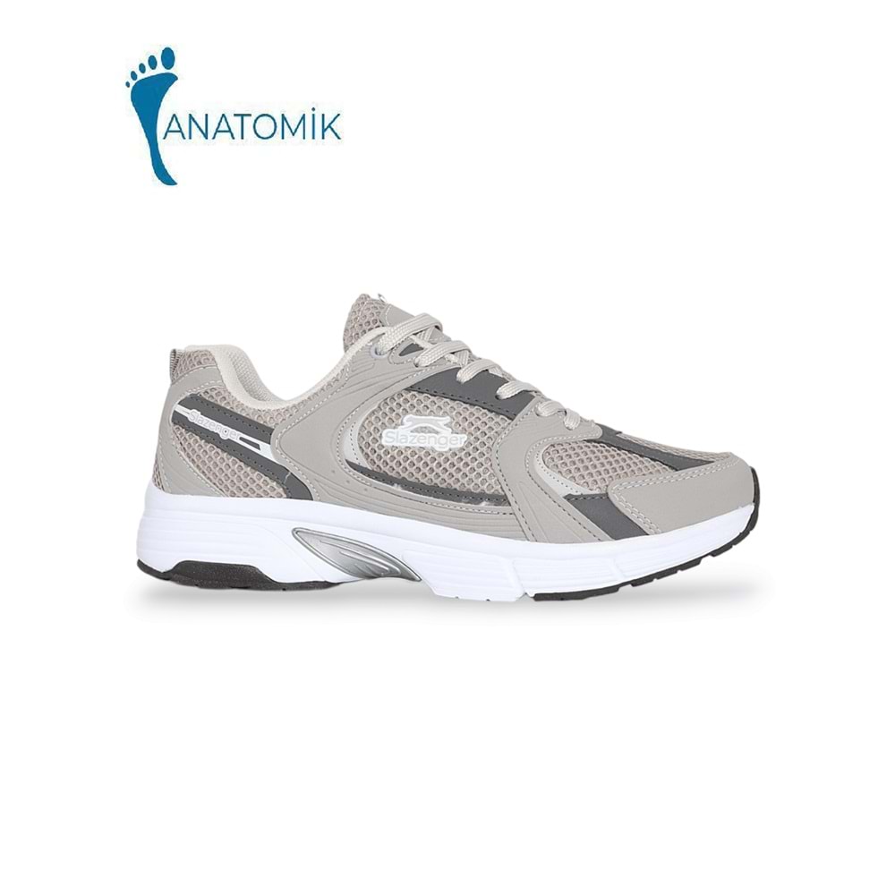 Slazenger 1924-Zanestı Anatomik Tabanlı Unisex Yürüyüş & Koşu Ayakkabısı - NKT01924-gri-40