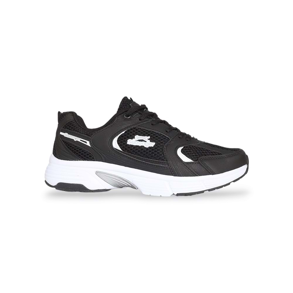 Slazenger 1924-Zanestı Anatomik Tabanlı Unisex Yürüyüş & Koşu Ayakkabısı - NKT01924-siyah beyaz-43