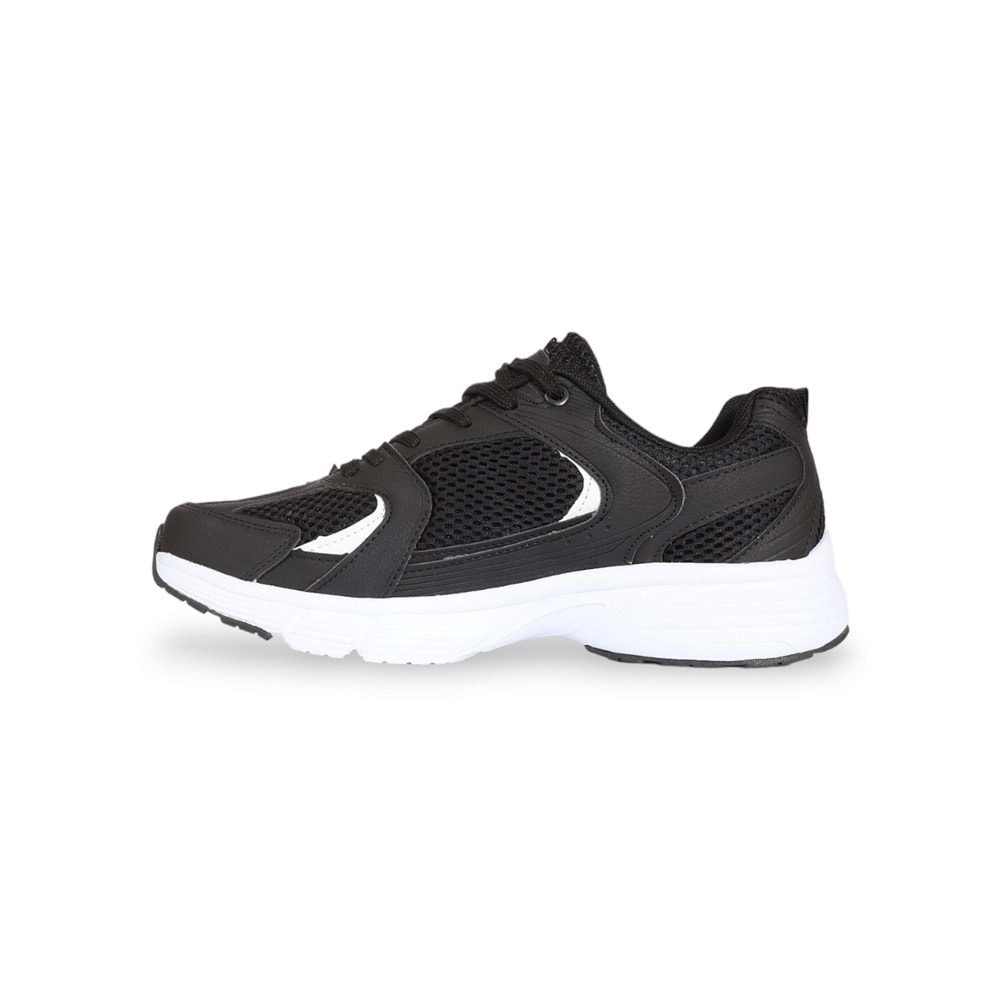 Slazenger 1924-Zanestı Anatomik Tabanlı Unisex Yürüyüş & Koşu Ayakkabısı - NKT01924-siyah beyaz-43