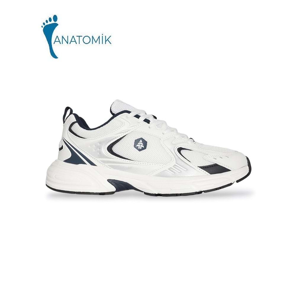 Hammerjack 1935-Songa Anatomik Tabanlı Unisex Yürüyüş & Koşu Ayakkabısı - NKT01935-Beyaz Lacivert-38