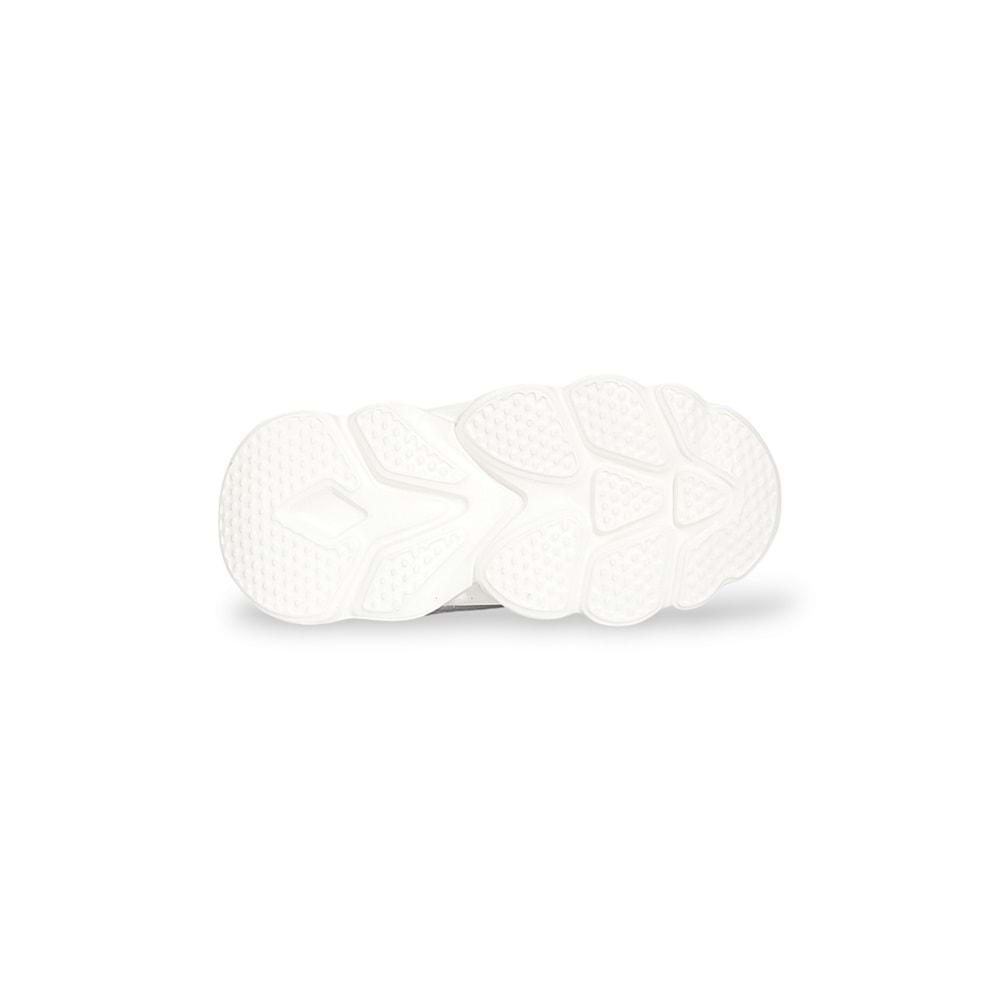 Kidessa 1942 Işıklı İlkadım Bebek Günlük Spor Ayakkabı - NKT01942-siyah beyaz-22