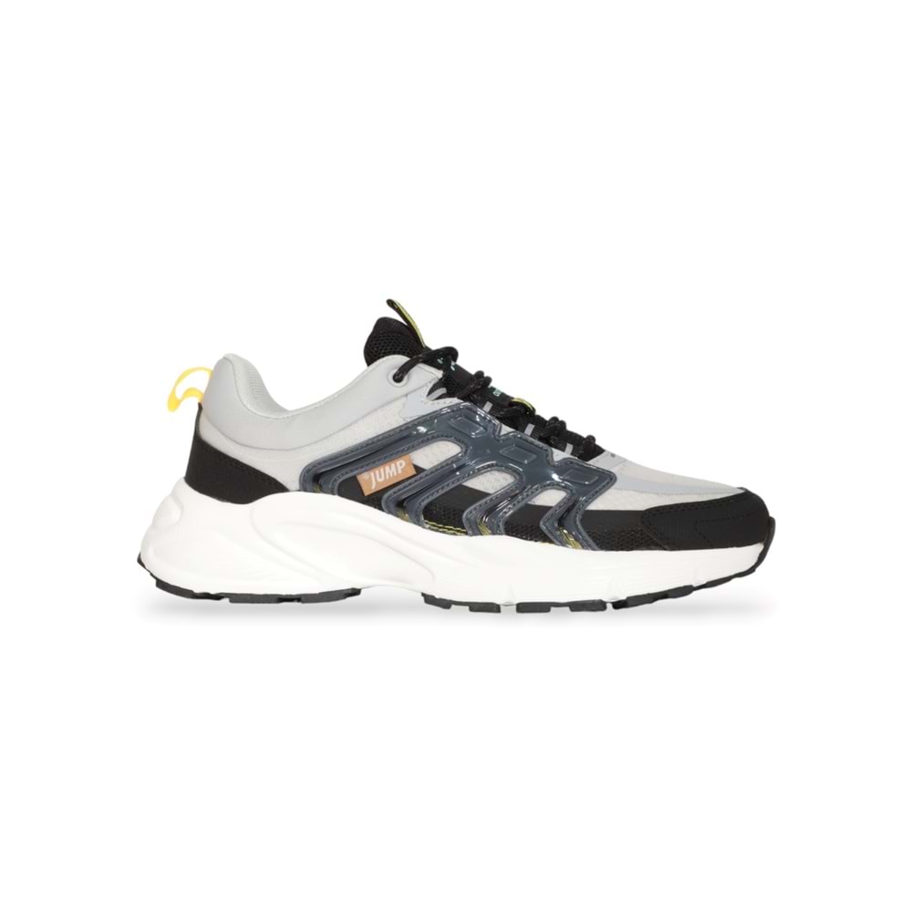 Jump 1944-29728 Anatomik Tabanlı Unisex Yürüyüş & Koşu Ayakkabısı - NKT01944-siyah gri-41