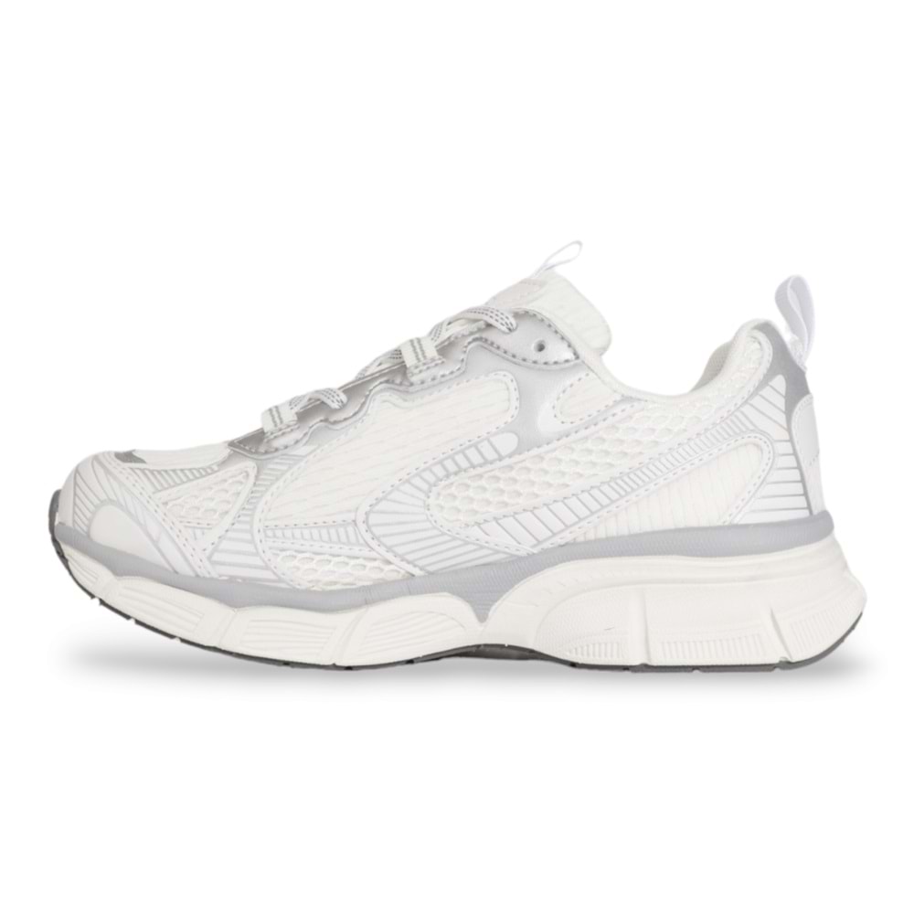 Jump 1949-29819 Anatomik Tabanlı Unisex Yürüyüş & Koşu Ayakkabısı - NKT01949-Beyaz Gri-36