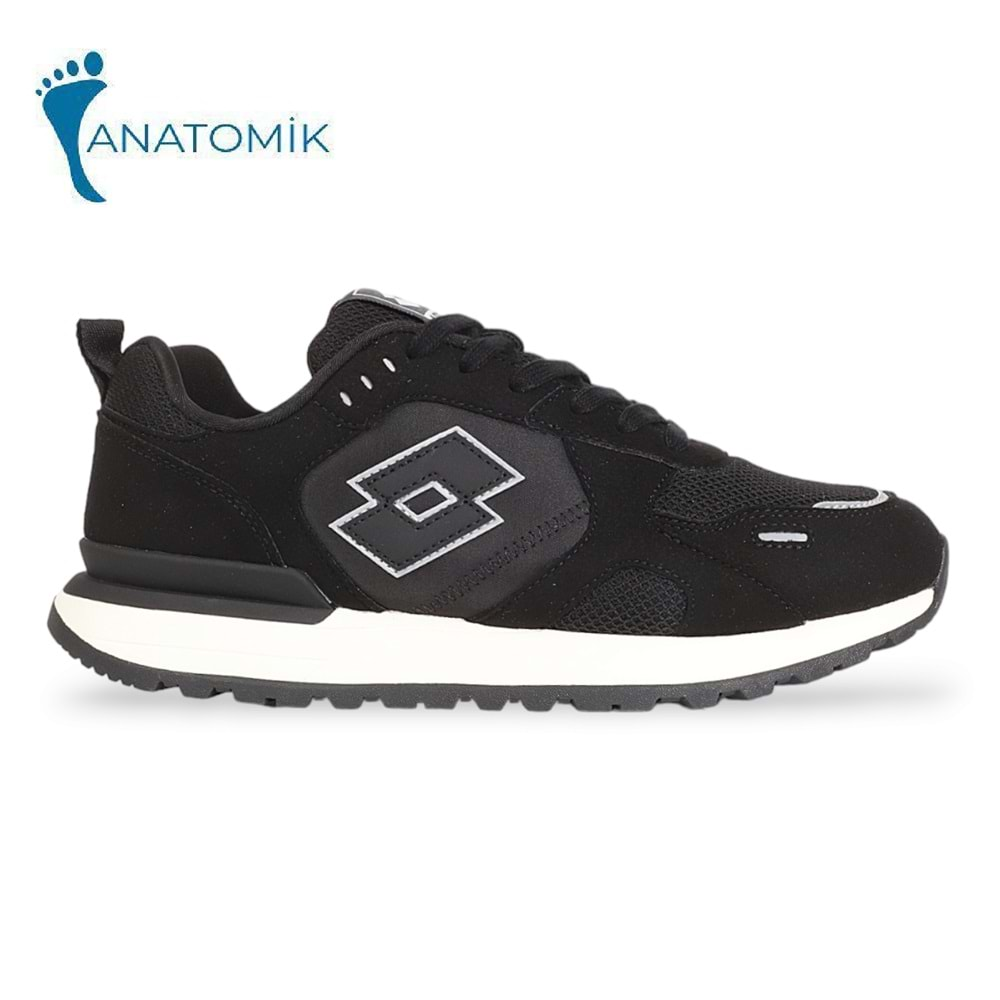 Lotto 1959-Loten Anatomik Tabanlı Erkek Sneakers Ayakkabısı - NKT01959-siyah-42