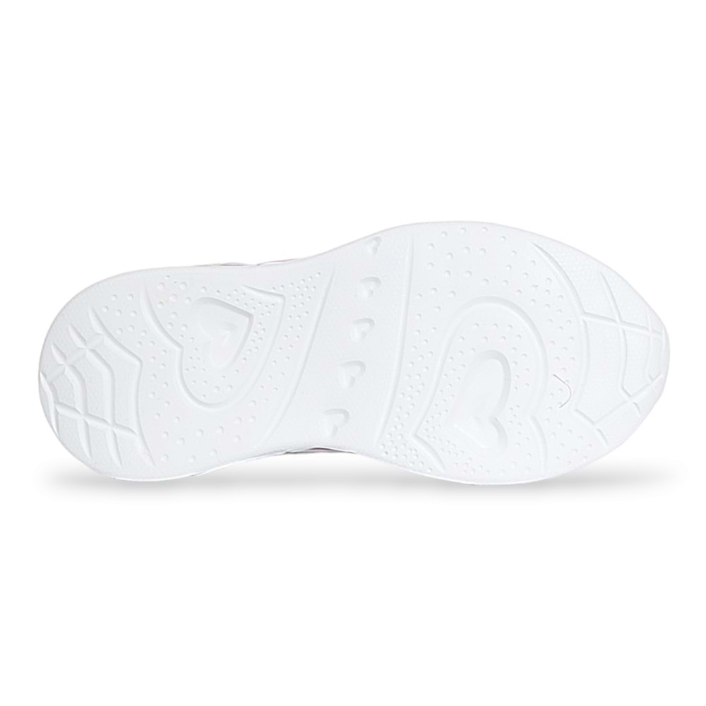 Kidessa 1962 Işıklı Anatomik Tabanlı Çocuk Günlük Spor Ayakkabı - NKT01962-siyah mor-30