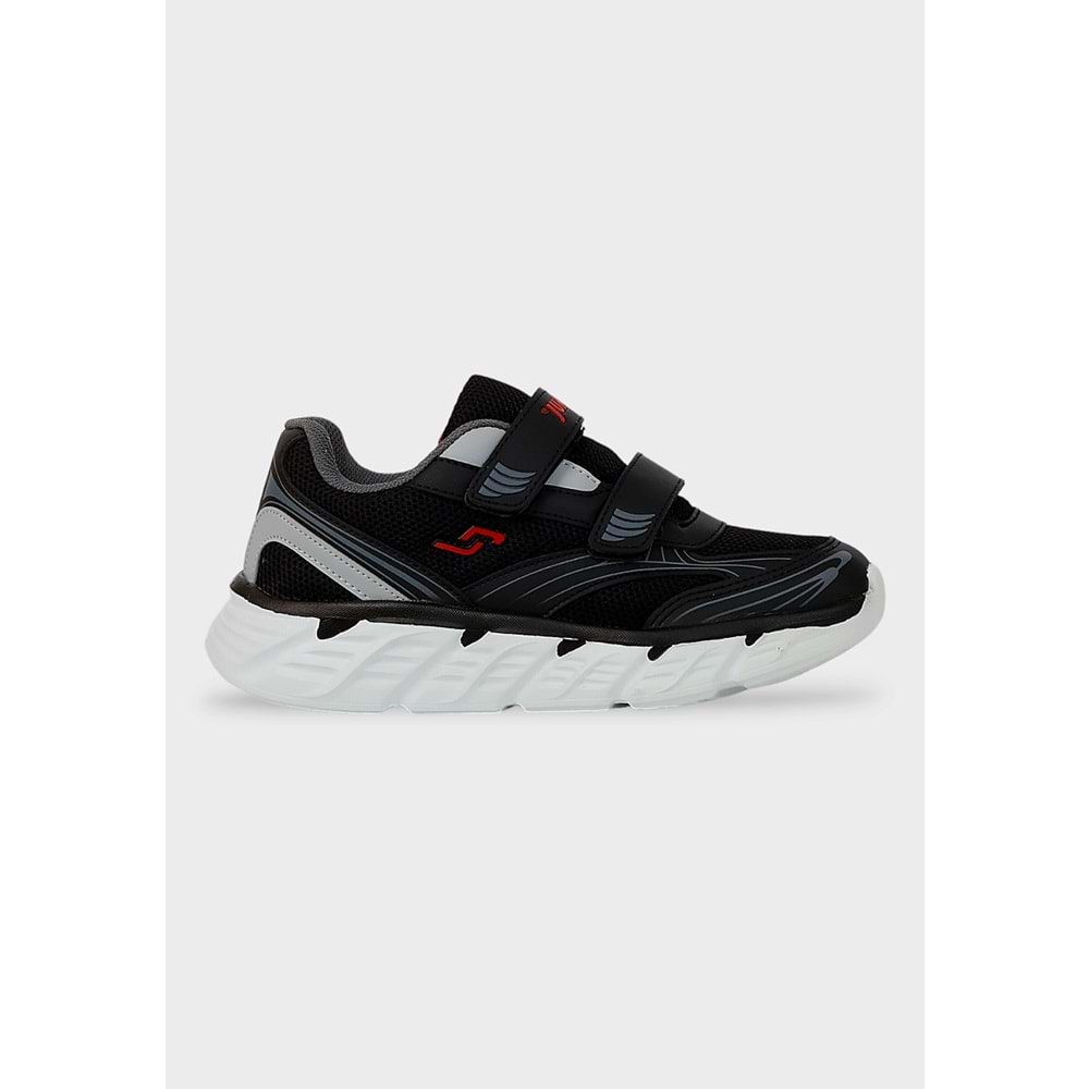 Jump 1976-30002 Anatomik Tabanlı Unisex Çocuk Günlük Spor Ayakkabı - NKT01976-siyah beyaz-28