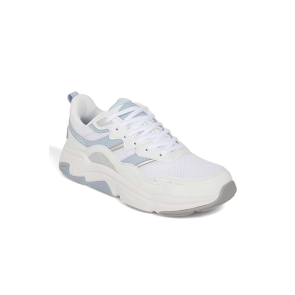 Kinetix 1981-Tıona Anatomik Tabanlı Erkek Günlük Sneakers Ayakkabı - NKT01981-beyaz mavi-39