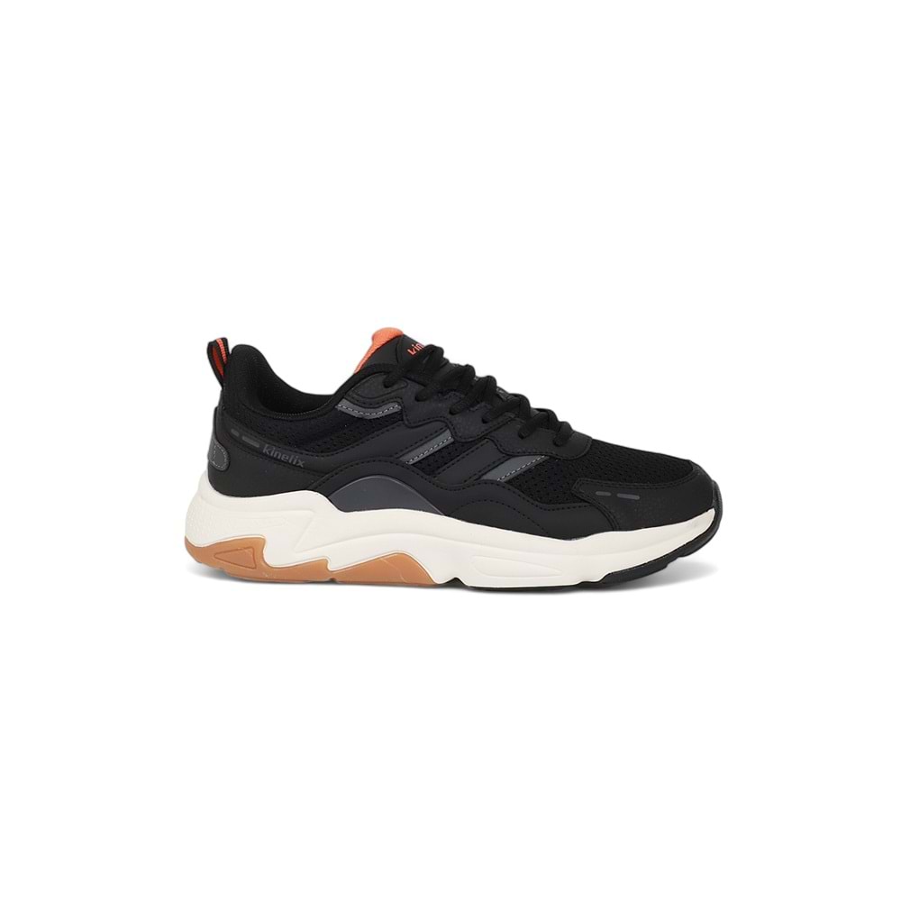 Kinetix 1981-Tıona Anatomik Tabanlı Erkek Günlük Sneakers Ayakkabı - NKT01981-siyah gri-40