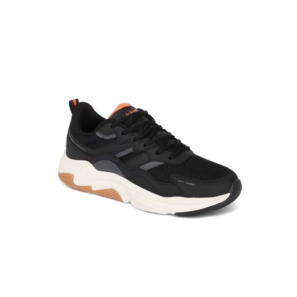 Kinetix 1981-Tıona Anatomik Tabanlı Erkek Günlük Sneakers Ayakkabı - NKT01981-siyah gri-40
