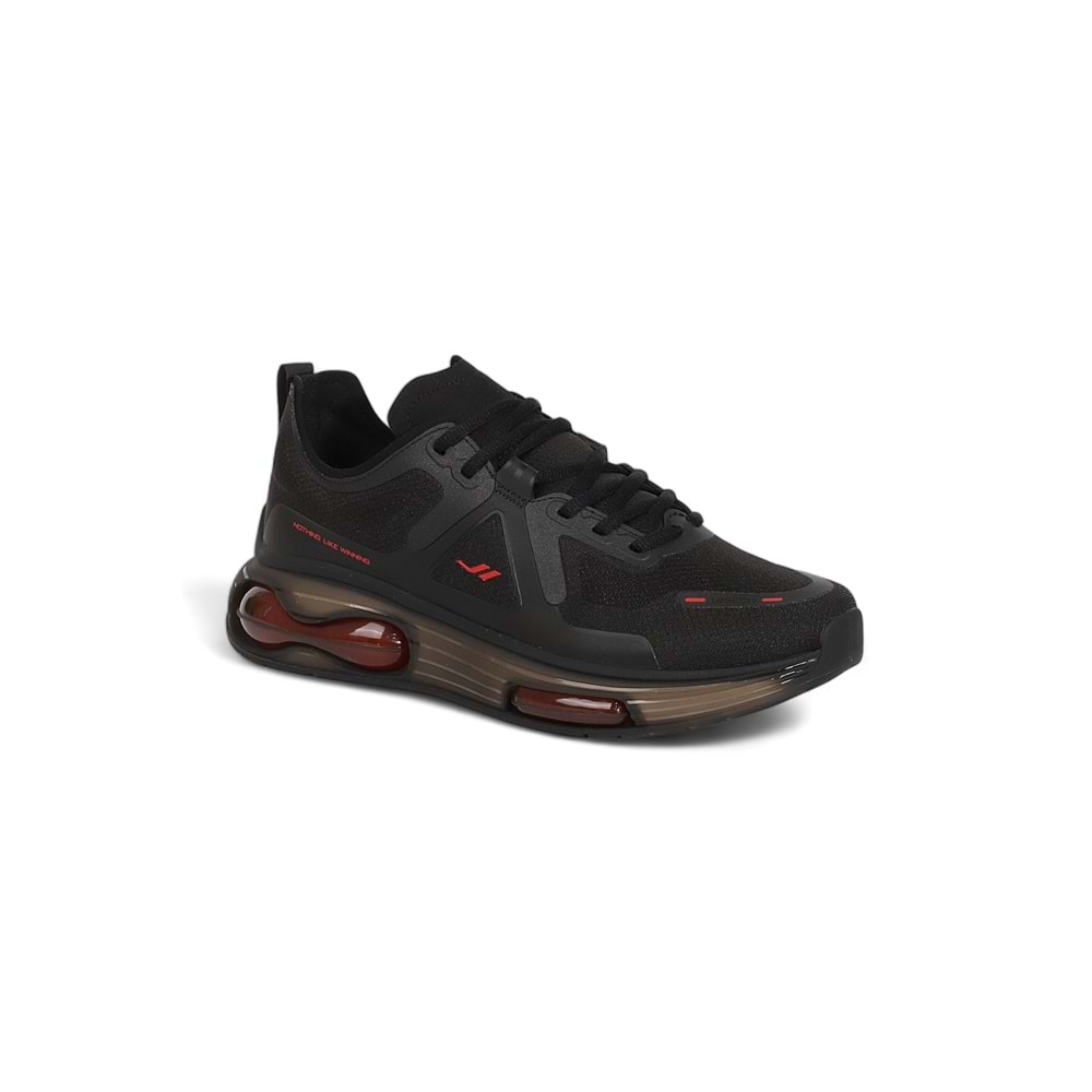Lescon 1982-Aırfoam Marble Anatomik Tabanlı Yürüyüş & Koşu Ayakkabısı - NKT01982-siyah kırmızı-42
