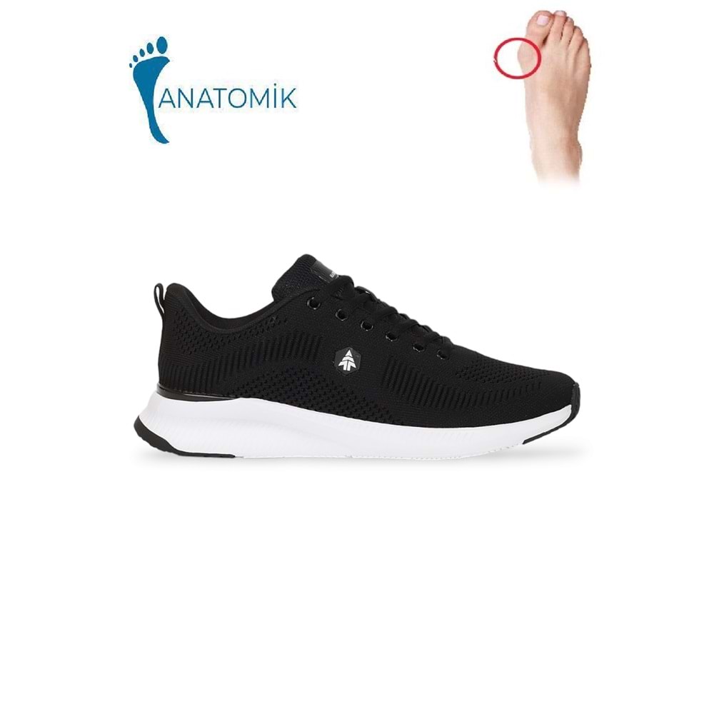 Hammerjack 1985-Sırena Anatomik Tabanlı Unisex Fitness Ayakkabı - NKT01985-siyah beyaz-43