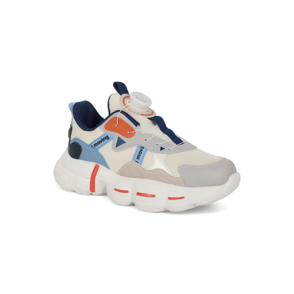 Kidessa 2032 Anatomik Tabanlı Otomatik Bağcıklı Unisex Çocuk Günlük Spor Ayakkabı - NKT02032-mavi-31