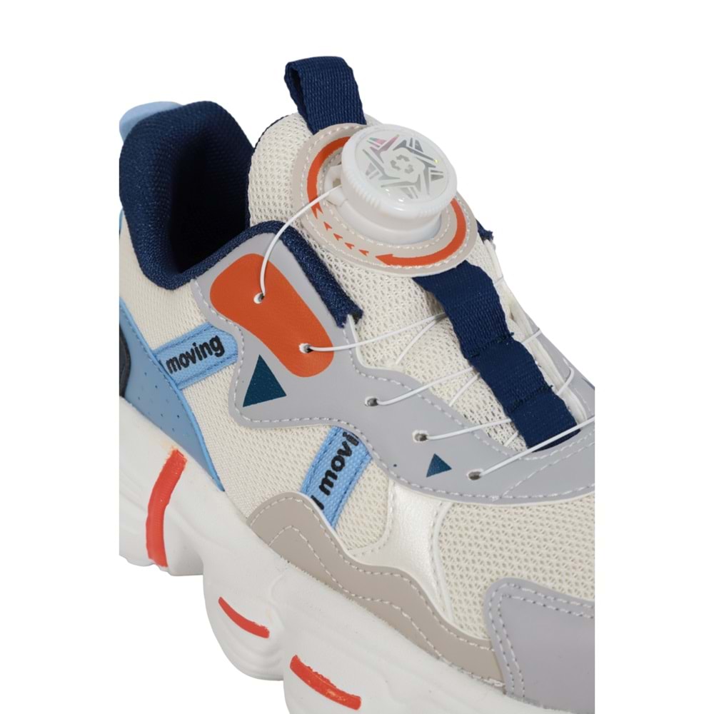 Kidessa 2032 Anatomik Tabanlı Otomatik Bağcıklı Unisex Çocuk Günlük Spor Ayakkabı - NKT02032-mavi-31