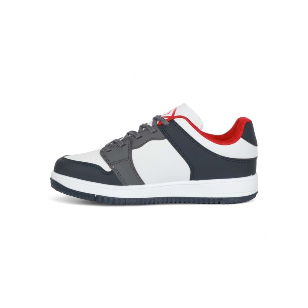 Konfores 2053-Jordan Modeli Anatomik Tabanlı Unisex Sneakers Ayakkabı - NKT02053-Beyaz Gri-36