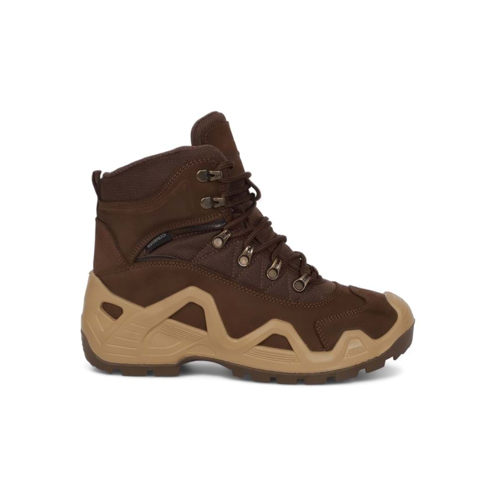 Hammerjack 2054 Hakiki Deri Anatomik Tabanlı Waterproof Trekking Çöl Botu - NKT02054-kahverengi-43