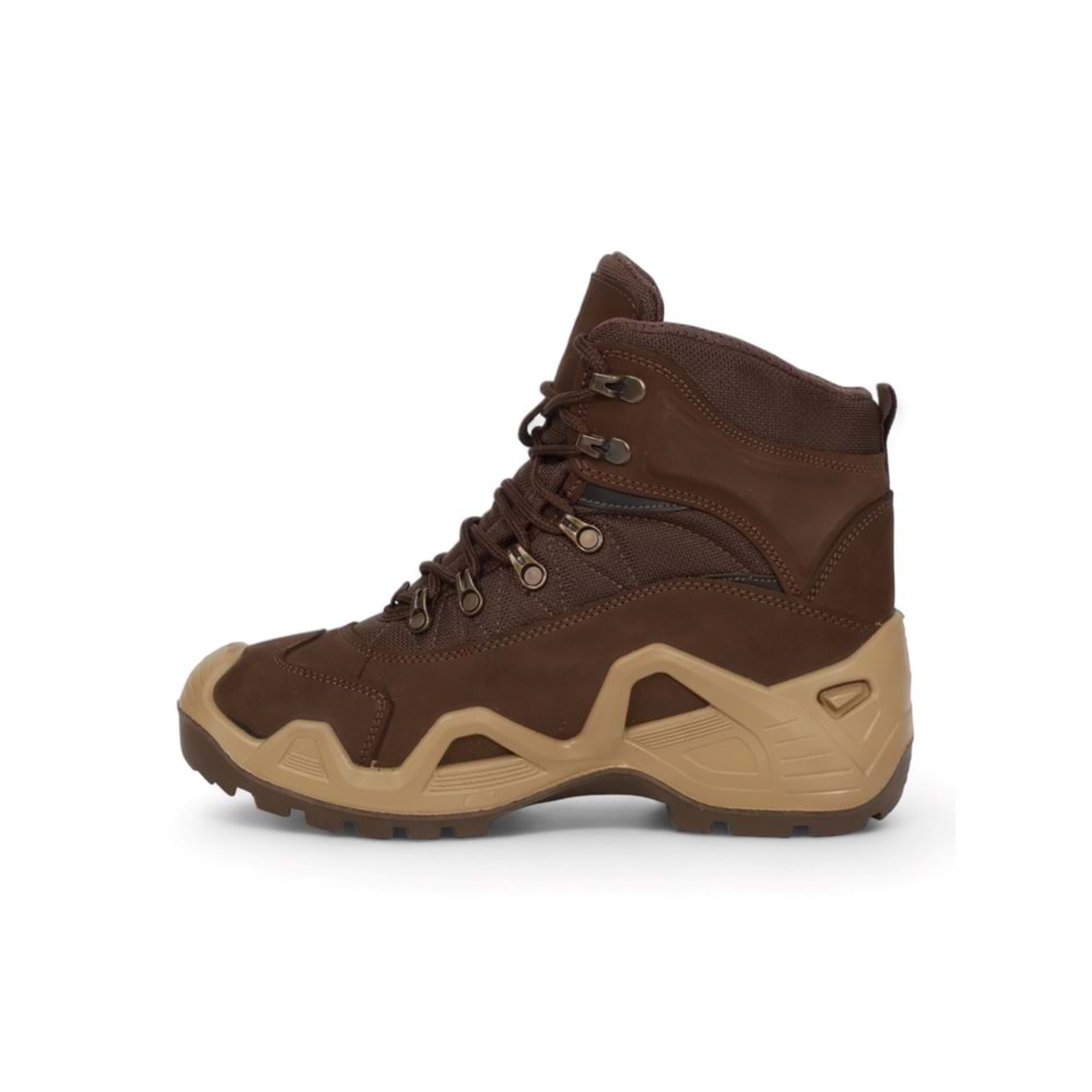 Hammerjack 2054 Hakiki Deri Anatomik Tabanlı Waterproof Trekking Çöl Botu - NKT02054-kahverengi-43