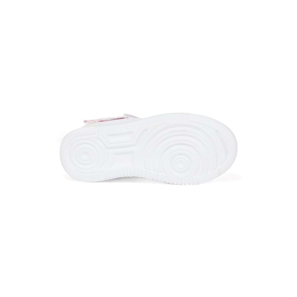 Kidessa 2068 Anatomik Tabanlı Ultra Hafif Kız Çocuk Boğazlı Sneakers Ayakkabı - NKT02068-BEYAZ-30