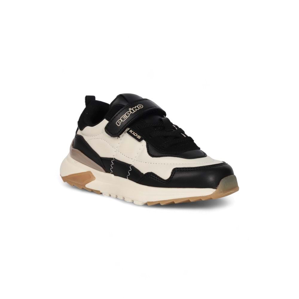Kidessa 2071-Pepino Anatomik Tabanlı Ultra Hafif Erkek Çocuk Sneakers Ayakkabı - NKT02071-siyah-31
