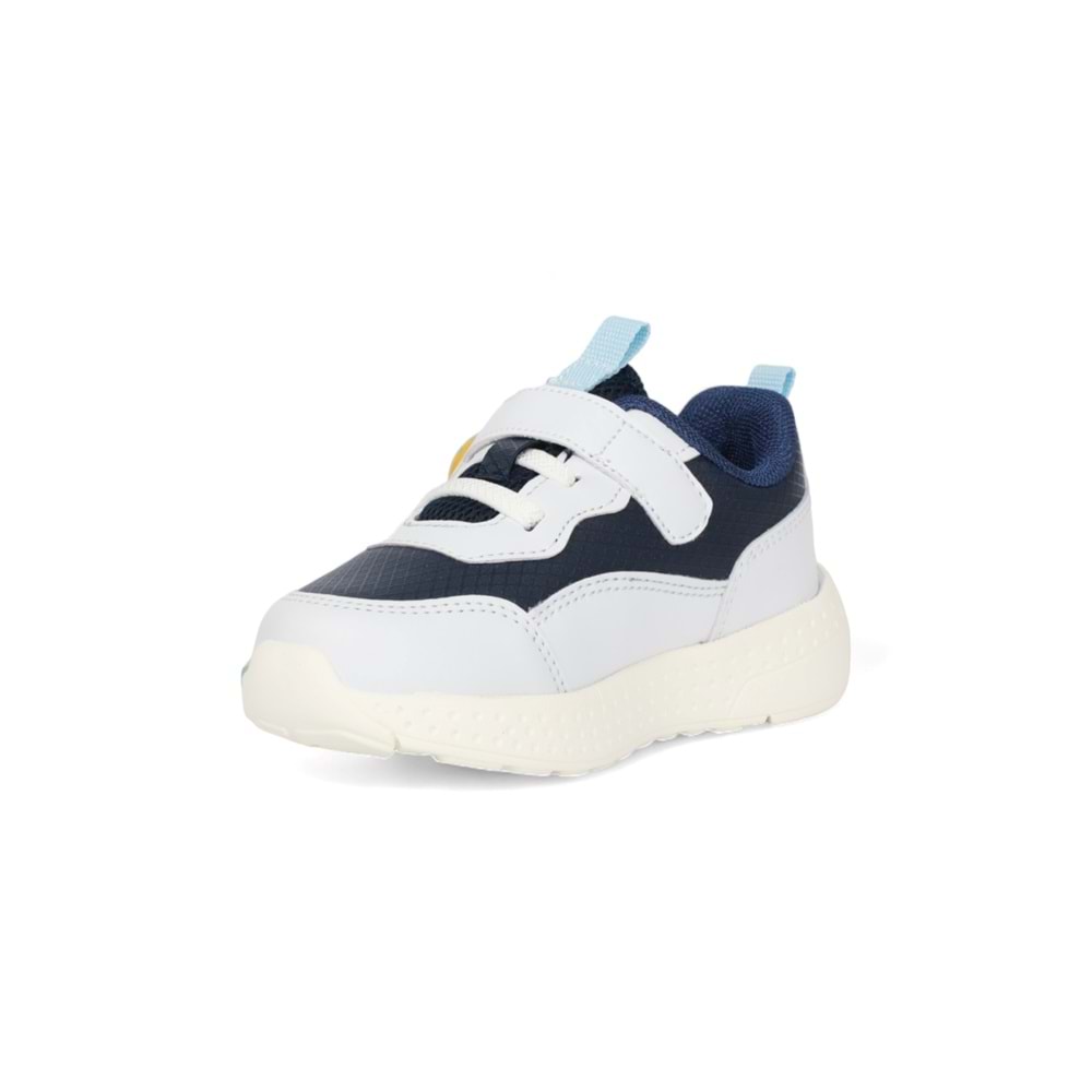 Kidessa 2073 Anatomik Tabanlı Ultra Hafif Unisex Çocuk Günlük Ayakkabı - NKT02073-Beyaz Lacivert-30