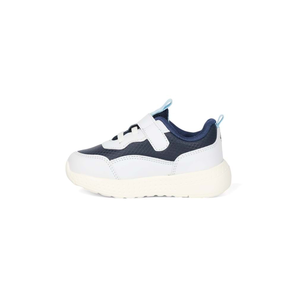 Kidessa 2073 Anatomik Tabanlı Ultra Hafif Unisex Çocuk Günlük Ayakkabı - NKT02073-Beyaz Lacivert-30