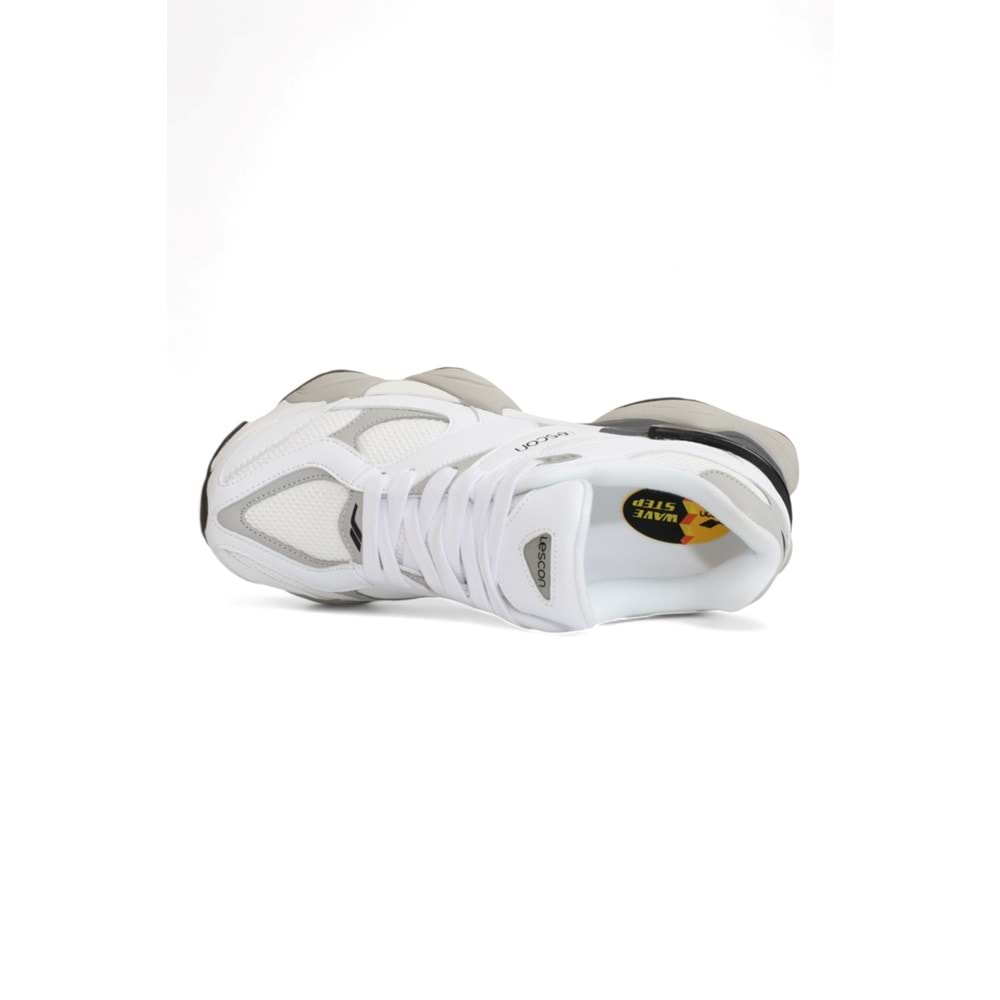 Lescon 2079-Ghost Anatomik Tabanlı Genç Unisex Sneakers Ayakkabı - NKT02079-BEYAZ-44