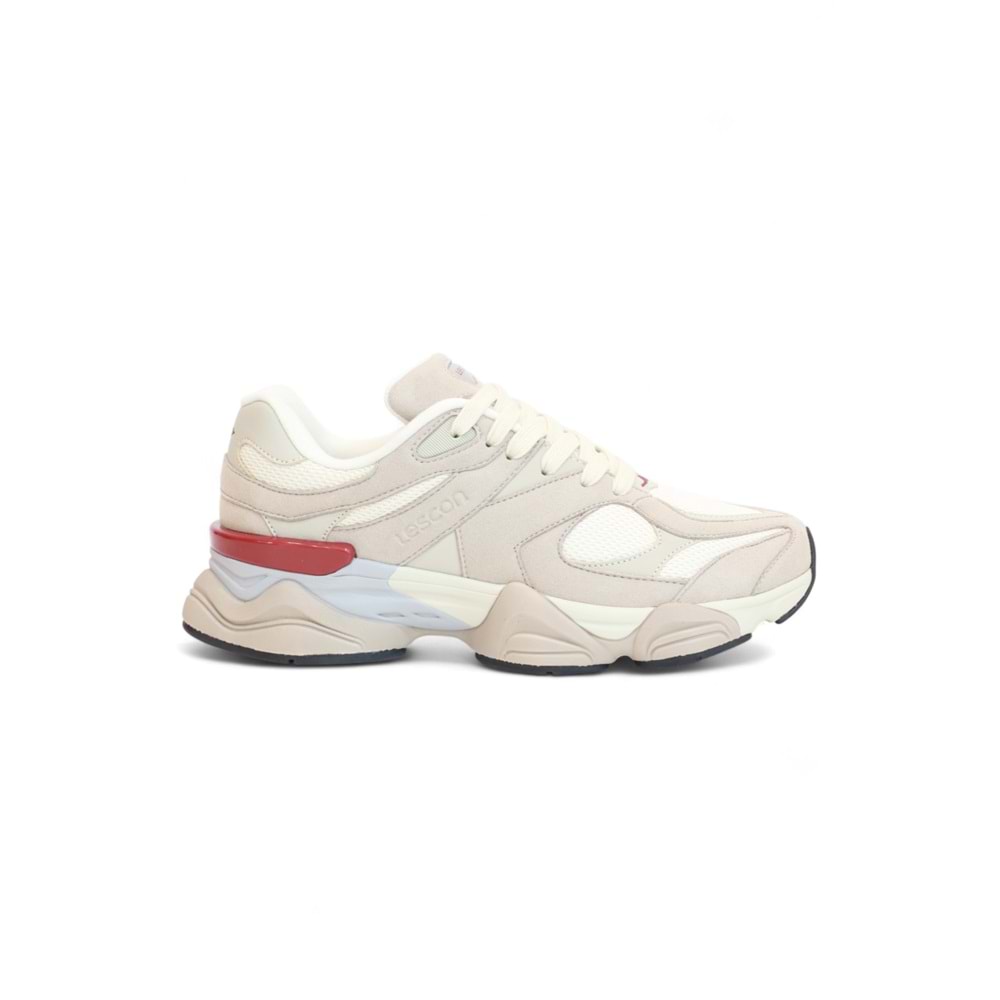 Lescon 2079-Ghost Anatomik Tabanlı Genç Unisex Sneakers Ayakkabı - NKT02079-KREM-42