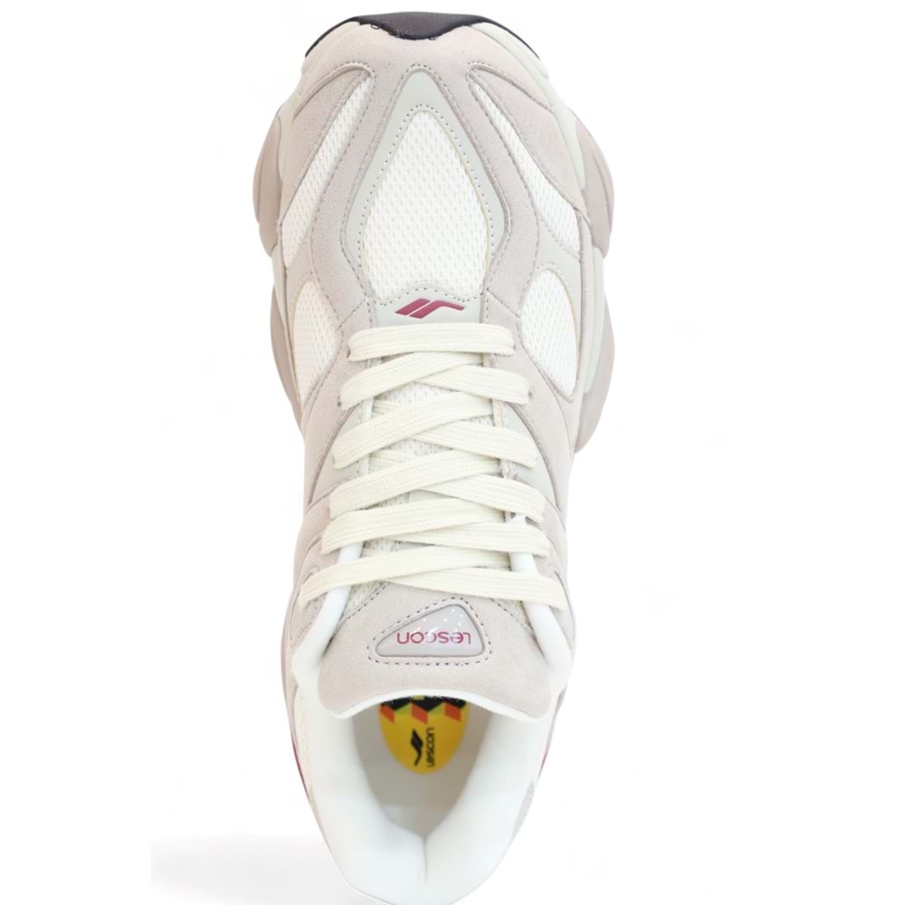 Lescon 2079-Ghost Anatomik Tabanlı Genç Unisex Sneakers Ayakkabı - NKT02079-KREM-43