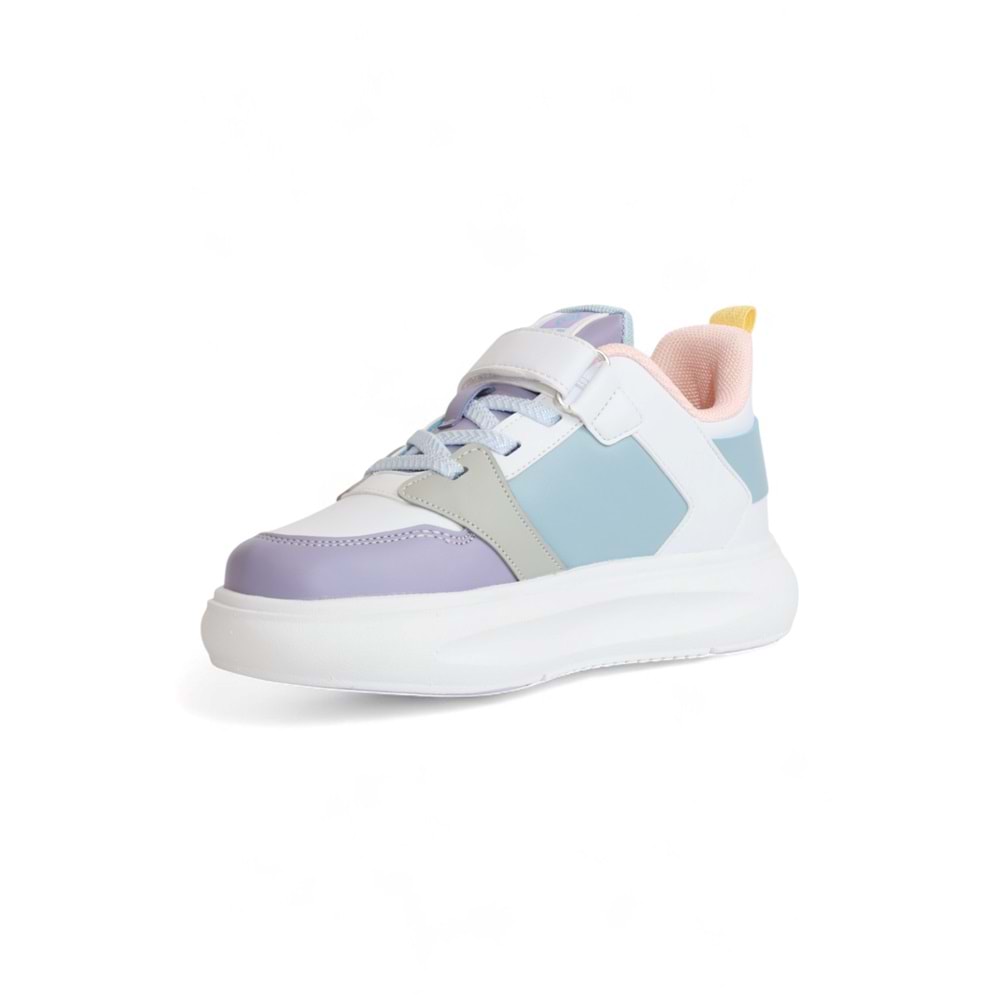 Kidessa 2092-Pepino Anatomik Tabanlı Ultra Hafif Unisex Çocuk Sneakers Ayakkabı - NKT02092-Beyaz Lila-28