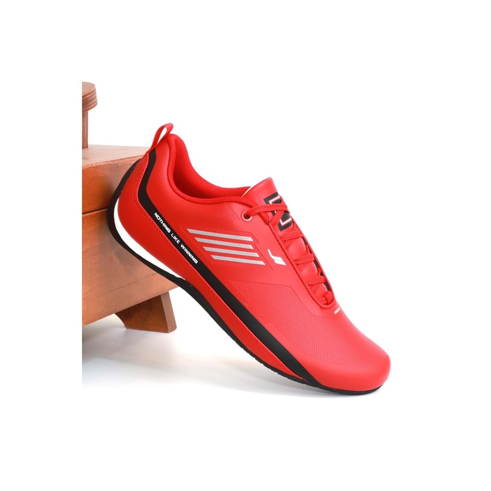 Lescon 2093-Zıon Anatomik Tabanlı Unisex Sneakers Ayakkabı - NKT02093-KIRMIZI-36