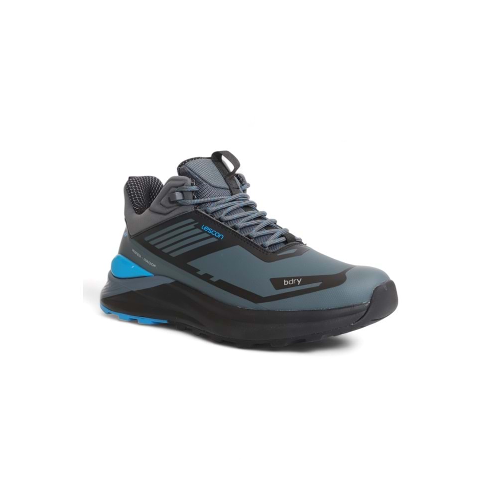 Lescon 2094-Wınd Anatomik Tabanlı Waterproof Trekking Ayakkabı - NKT02094-Füme-45
