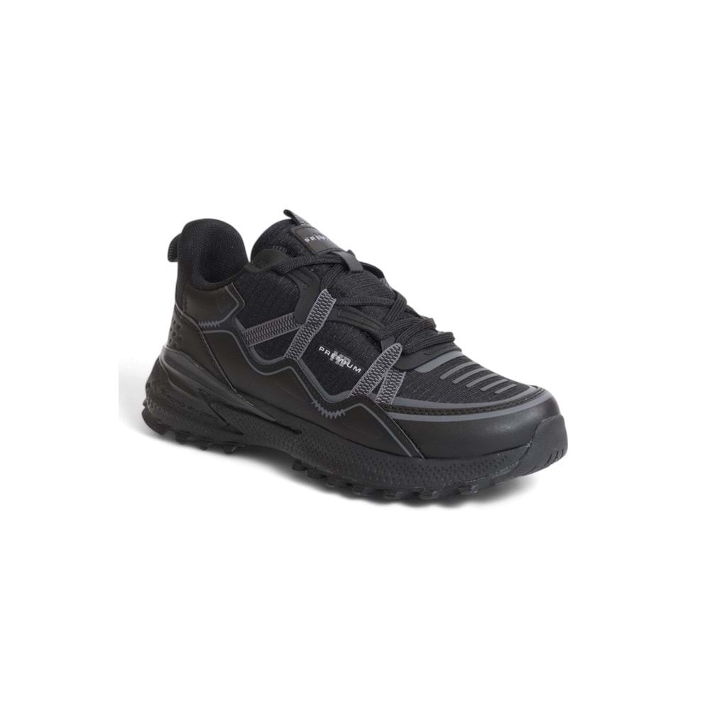 M.P 2098-1825 Anatomik Tabanlı Unisex Yürüyüş & Koşu Ayakkabısı - NKT02098-siyah-40