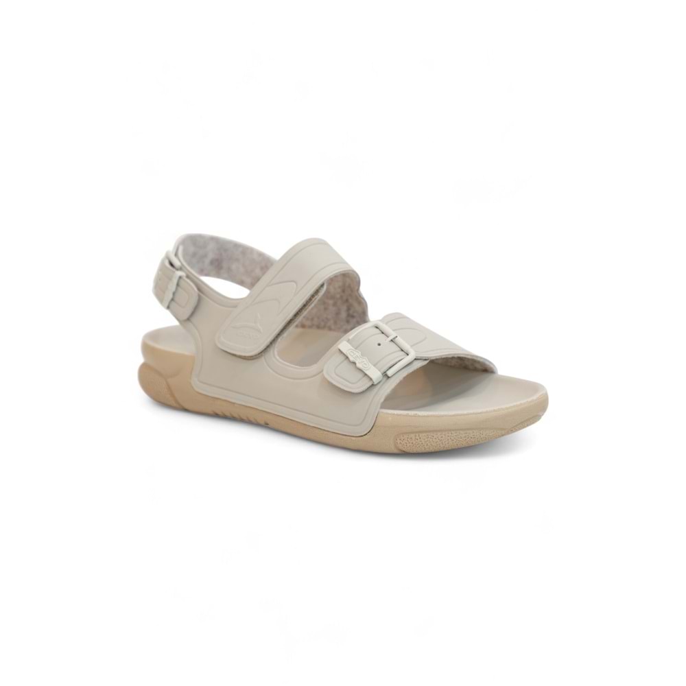 2100-1200-4 Tam Anatomik Unisex Hac ve Umre İçin Dikişsiz Sandalet - NKT02100-BEJ-37