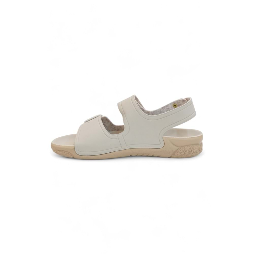 2100-1200-4 Tam Anatomik Unisex Hac ve Umre İçin Dikişsiz Sandalet - NKT02100-BEJ-38